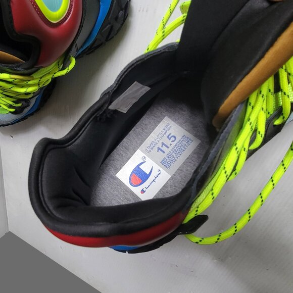 Champion The Tank Shoes US 11.5~12 Chunky Oversize Trek Sneakers Colorful ~EUC~ - Picture 6 of 9